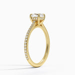 Luxe Lissome Diamond Ring (1/5 ct. tw.) Yellow Gold 18k Cushion Engagement Ring