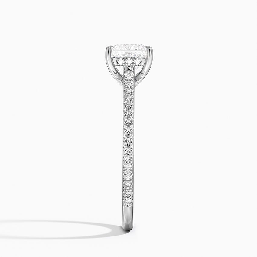 Luxe Lissome Diamond Ring (1/5 ct. tw.) Platinum Princess Engagement Ring