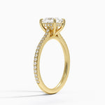 Luxe Lissome Diamond Ring (1/5 ct. tw.) Yellow Gold 18k Princess Engagement Ring