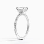 Luxe Lissome Diamond Ring (1/5 ct. tw.) Platinum Radiant Engagement Ring