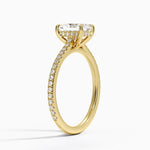 Luxe Lissome Diamond Ring (1/5 ct. tw.) Yellow Gold 18k Radiant Engagement Ring