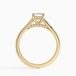 Dawn 1.5mm Diamond Ring Yellow Gold 18k Emerald Engagement Ring