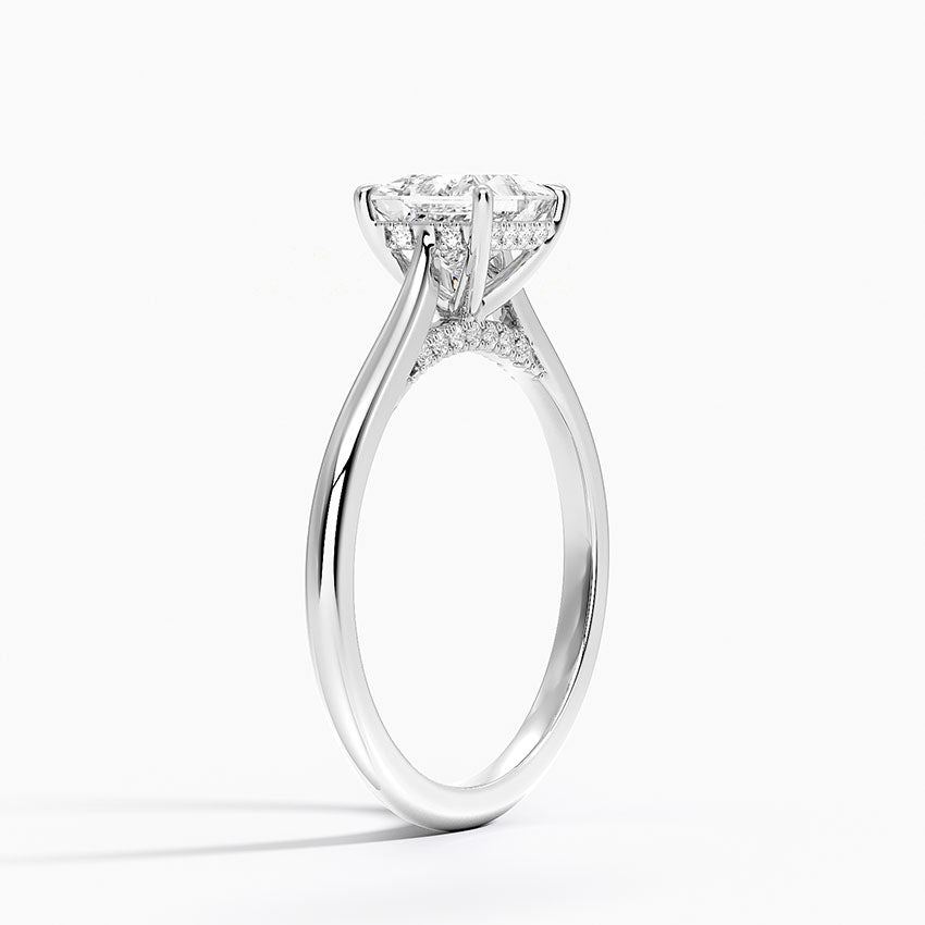 Dawn 1.5mm Diamond Ring Platinum Princess Engagement Ring