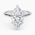 Dawn 1.5mm Diamond Ring Platinum Marquise Engagement Ring