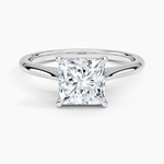 Dawn 1.5mm Diamond Ring Platinum Princess Engagement Ring