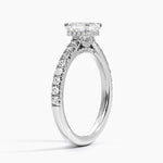 Chantal Diamond Ring Platinum Asscher Engagement Ring