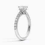 Chantal Diamond Ring Platinum Cushion Engagement Ring