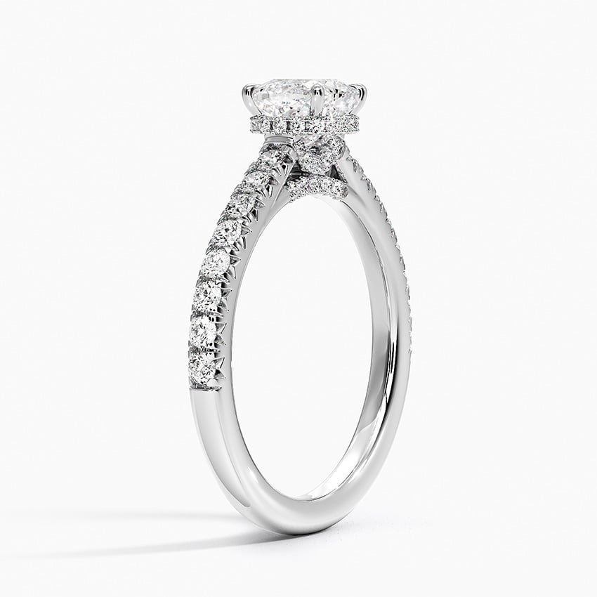 Chantal Diamond Ring Platinum Cushion Engagement Ring