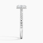 Chantal Diamond Ring Platinum Oval Engagement Ring