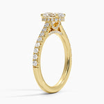 Chantal Diamond Ring Yellow Gold 18k Oval Engagement Ring