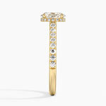 Chantal Diamond Ring Yellow Gold 18k Oval Engagement Ring