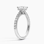Chantal Diamond Ring Platinum Princess Engagement Ring