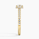 Chantal Diamond Ring Yellow Gold 18k Round Engagement Ring