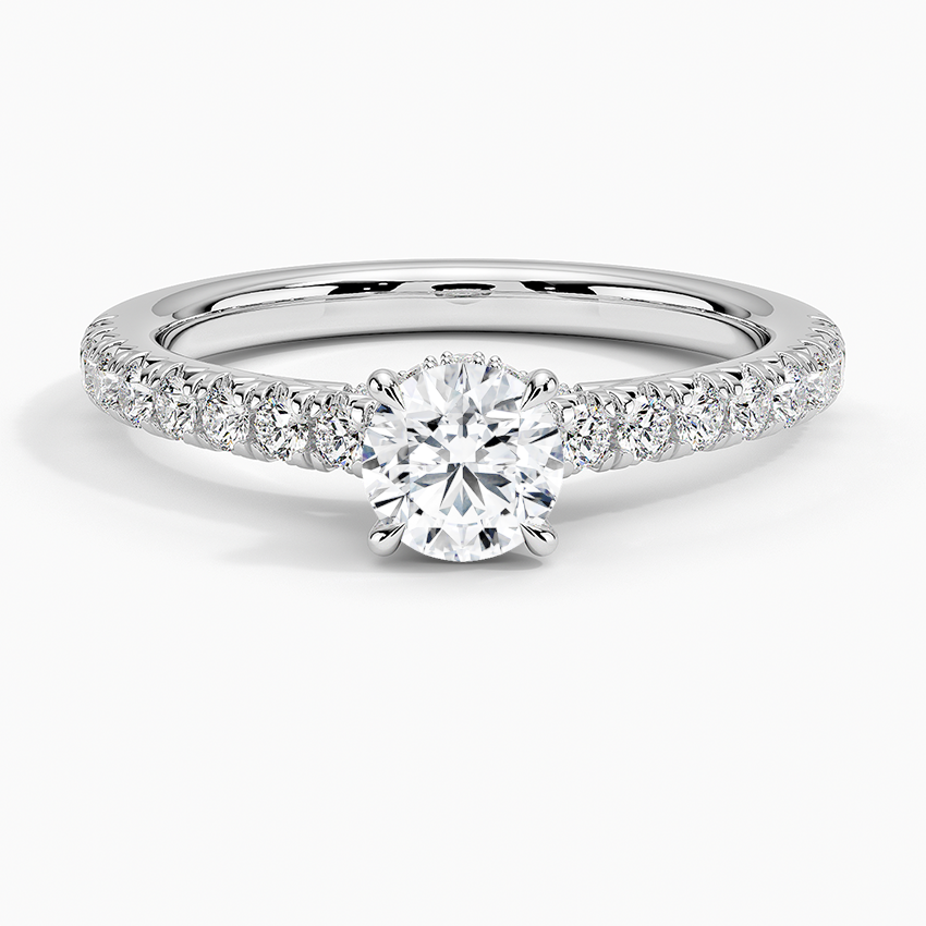 Chantal Diamond Ring Platinum Round Engagement Ring