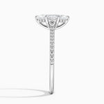 Luxe Dawn Diamond Ring Platinum Marquise Engagement Ring