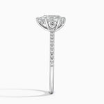 Luxe Dawn Diamond Ring Platinum Pear Engagement Ring