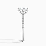 Luxe Dawn Diamond Ring Platinum Radiant Engagement Ring