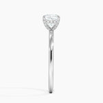 Lumiere 1.5mm Diamond Ring Platinum Cushion Engagement Ring