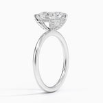 Lumiere 1.5mm Diamond Ring Platinum Pear Engagement Ring
