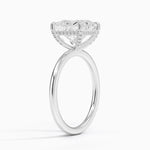 Lumiere 1.5mm Diamond Ring Platinum Princess Engagement Ring