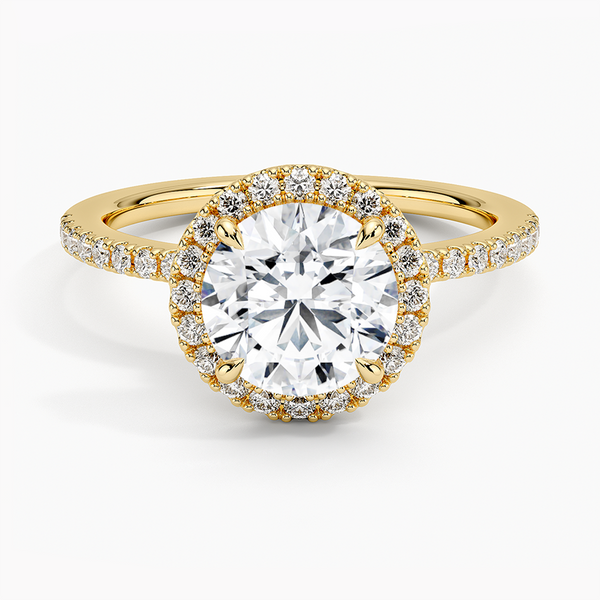 Waverly Hidden Halo Diamond Engagement Ring