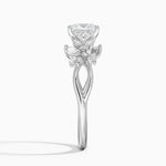 Summer Blossom Diamond Ring (1/4 ct. tw.) Platinum Princess Engagement Ring