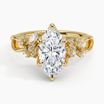 Summer Blossom Diamond Ring (1/4 ct. tw.) Yellow Gold 18k Marquise Engagement Ring