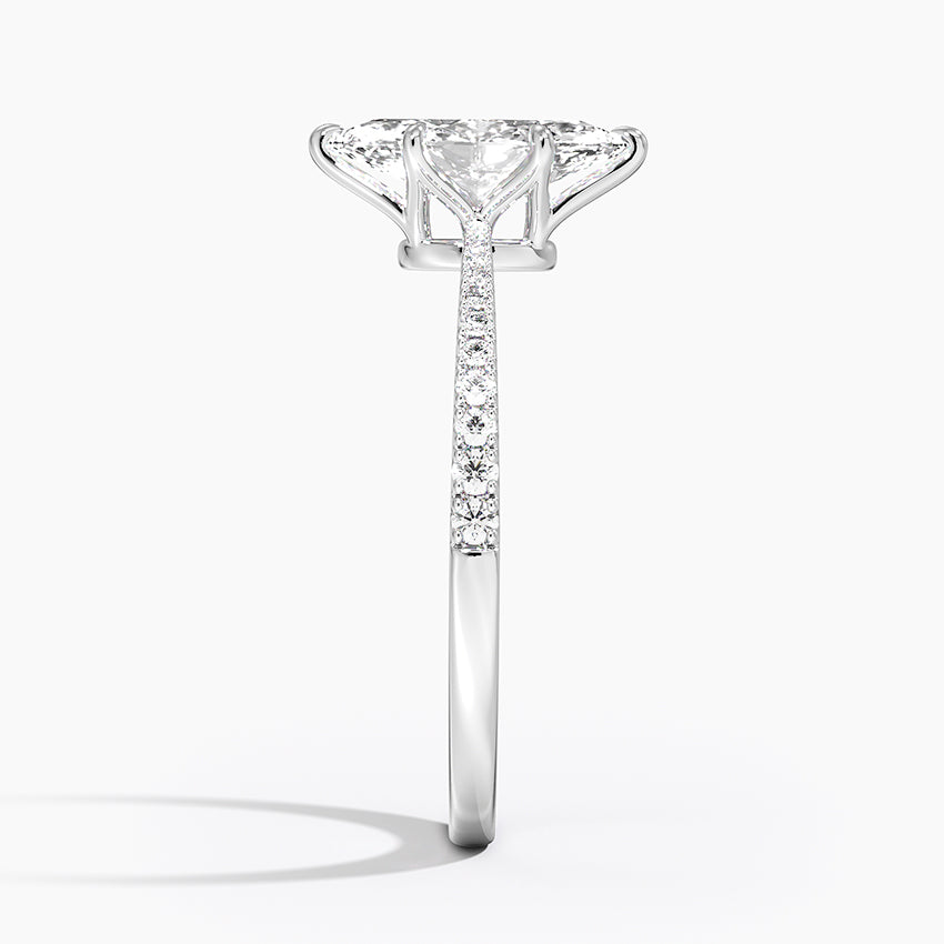 Elena Diamond Ring Platinum Marquise Engagement Ring