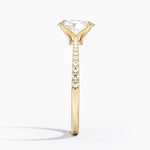 Elena Diamond Ring Yellow Gold 18k Oval Engagement Ring