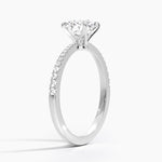 Elena Diamond Ring Platinum Round Engagement Ring