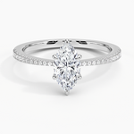 Elena Diamond Ring Platinum Marquise Engagement Ring