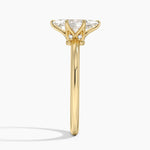 Esme Hidden Halo Diamond Ring Yellow Gold 18k Marquise Engagement Ring