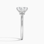 Esme Hidden Halo Diamond Ring Platinum Oval Engagement Ring