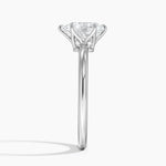 Esme Hidden Halo Diamond Ring Platinum Pear Engagement Ring