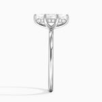 Sydney Perfect Fit Hidden Halo Six-Prong Diamond Ring Platinum Marquise Engagement Ring
