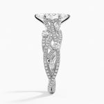Grand Secret Garden Diamond Ring Platinum Marquise Engagement Ring
