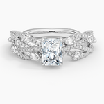 Grand Secret Garden Diamond Ring Platinum Radiant Engagement Ring
