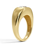 Sloane Flush Set Solitaire Dome Ring Engagement Ring Setting