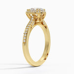 Tacori Dantela Bloom Diamond Ring Yellow Gold 18k Pear Engagement Ring