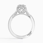 Tacori Dantela Bloom Diamond Ring Platinum Round Engagement Ring
