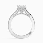 Simply Tacori Crown Diamond Ring Platinum Oval Engagement Ring