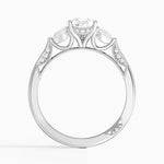 Simply Tacori Three Stone Diamond Ring (1/3 ct. tw.) Platinum Pear Engagement Ring