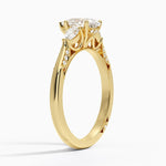 Simply Tacori Three Stone Diamond Ring (1/3 ct. tw.) Yellow Gold 18k Pear Engagement Ring