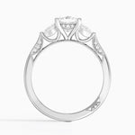 Simply Tacori Three Stone Diamond Ring (1/3 ct. tw.) Platinum Princess Engagement Ring