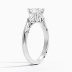 Simply Tacori Three Stone Diamond Ring (1/3 ct. tw.) Platinum Round Engagement Ring
