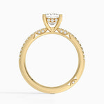 Simply Tacori Classic Diamond Ring (1/5 ct. tw.) Yellow Gold 18k Princess Engagement Ring