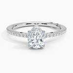 Simply Tacori Classic Diamond Ring (1/5 ct. tw.) Platinum Pear Engagement Ring