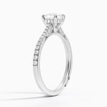 Simply Tacori Cathedral Diamond Ring (1/4 ct. tw.) Platinum Cushion Engagement Ring