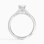 Simply Tacori Cathedral Diamond Ring (1/4 ct. tw.) Platinum Pear Engagement Ring