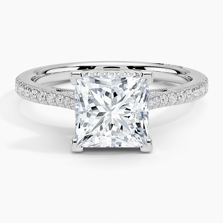 Simply Tacori Cathedral Diamond Ring (1/4 ct. tw.) Platinum Princess Engagement Ring